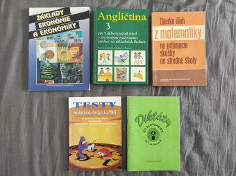 slovníky, matematika, slov jazyk, angličtina - 2