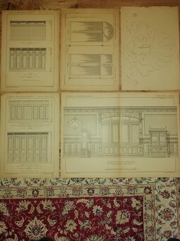 Staré návrhy interiérov. - 2