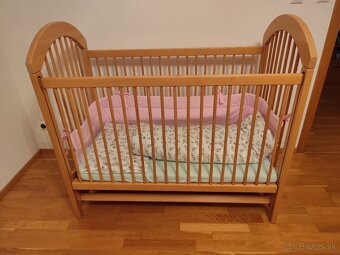 Detská postieľka z masívu - 2