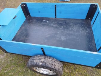 Vlečka za malotraktor -brzdena - 2