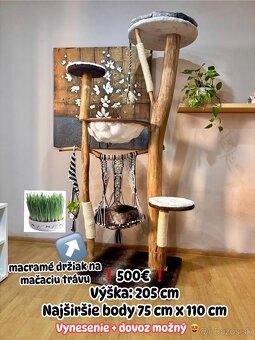 Škrabadlo / mačací strom / mačkostrom - 2
