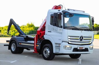 MERCEDES ATEGO HÁKOVÝ NOSIČ KONTAJNEROV HYDRAULICKÁ RUKA EU6 - 2
