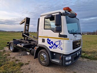 MAN TGL 8.180 HÁKOVÝ NOSIČ KONTAJNEROV EURO-5 - 2