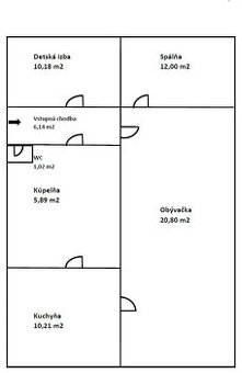 REZERVOVANÝ 3 izbový byt Nitra-Chrenová - 2