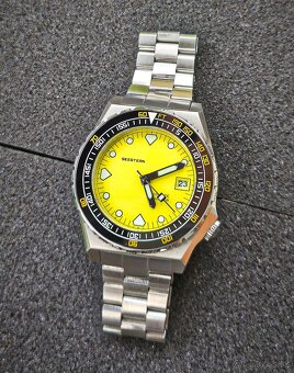 Luxusné pánske diver hodinky - SEESTERN 600T Yellow, Komplet - 2