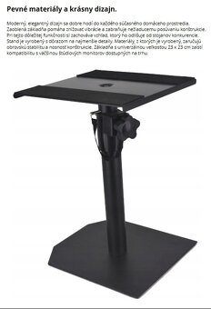 Stojany na reproduktory - 2