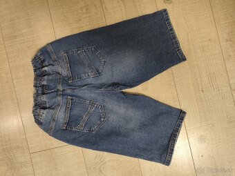 Chlapčenské riflové kraťasy, veľ 146 - 2