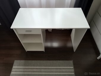 Biely písací stôl - 2