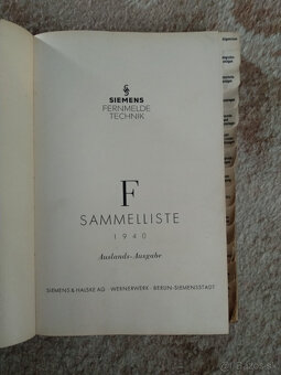 Siemens - starý katalóg - 2