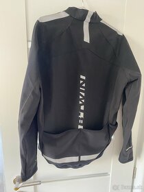 Pánska zimná cyklistická bunda čierna - 2