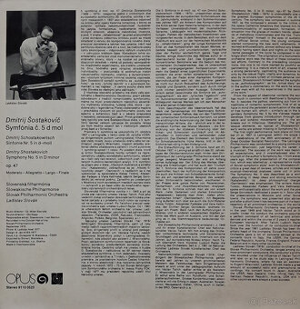Retro gramofónová LP platňa Dmitrij Šostakovič - 2