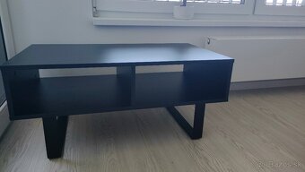 Konferenčný stolík Logan - čierna - 2