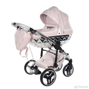Kočík Junama Heart Pink Silver 2025 - 2