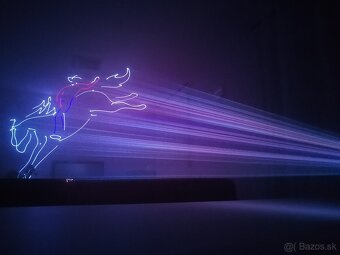 Laser animačný na diaľkové ovládanie, RGB plnofarebný - 2