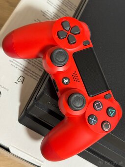 🎮 Červený ovládač DualShock 4 – ako nový – len 35 € - 2