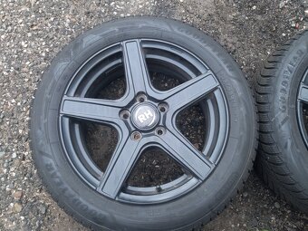 ELEKTRONY 5x112r16 obuté zimné 205/55r16 - 2