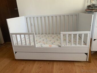 Detská rastúca postielka LOTTA 3v1 - 2