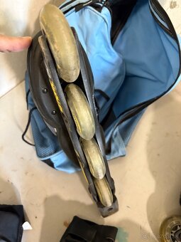 Kolieskove korčule K2 ,3ks chranicov a rupsak - 2