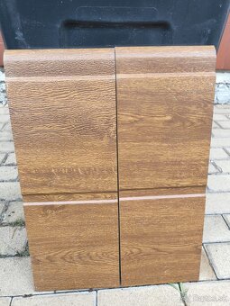 Úplne nová garážová brána vo farbe Zlatý dub - 2840x2245mm - 2