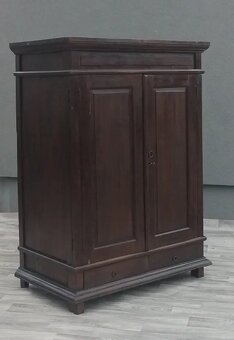 Skriňa teaková s 2 šuplíkmi. - 2