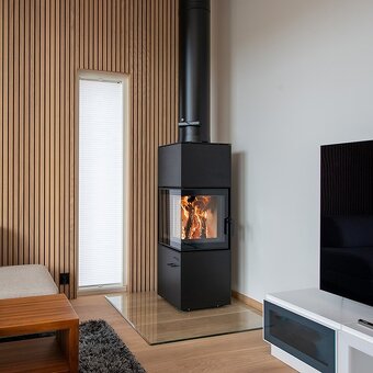 Volne stojace kachle Defro Quadroom - 2