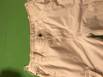 TOMMY HILFIGER originál white pánske capri nohavice L/XL - 2