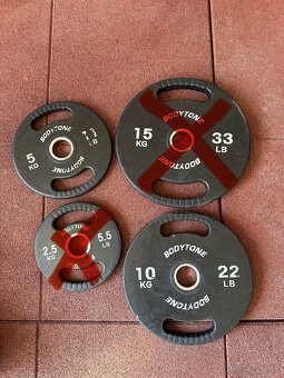Olympíjske kotúče Dafe 2,5-5-10-15kg - 2