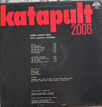 Retro gramofónová LP platňa Katapult 2006 - 2