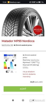 Pneumatiky zimné matador - 2