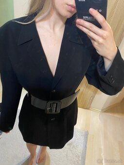 Gerry weber sakové šaty + opasok/ veľkosť m-L - 2