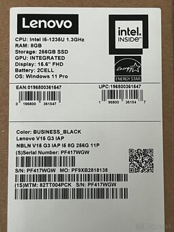 Notebook Lenovo V15 G3 IAP i5 - 2