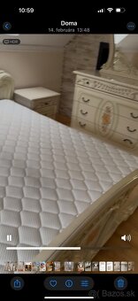 Komplet spálňa – posteľ 180x200 + skriňa + komoda + zrkadlo - 2