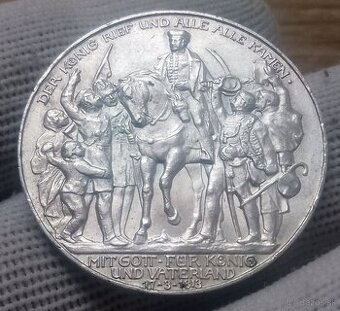 Strieborné mince Nemecka.Rezervované. - 2