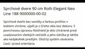 Dvere do sprchy nové - nerozbalené - 2