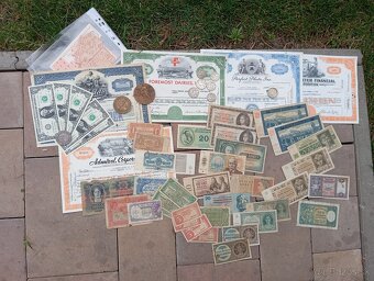 Veľká sada: bankovky,  Staré peniaze. - 2