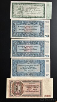 Bankovky Protektorát Neperforované aUnc/ XF - 2