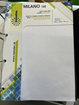 Polyesterová látka na dresy 160g/m² v roli - 2