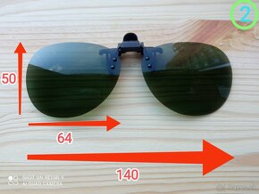 klipy na dioptrické okuliare UV 400 filter - 2
