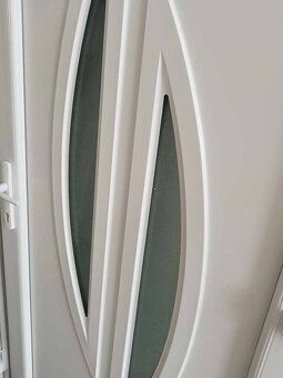 PLASTOVÉ VCHODOVÉ DVERE BIELE 980mm.x2080mm. - 2