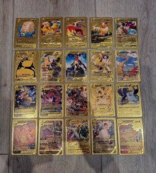 Zlaté pokemon karty - 2
