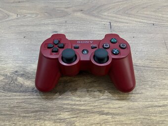 Originál ovládač na PS3 Dualshock 3 Deep Red - 2