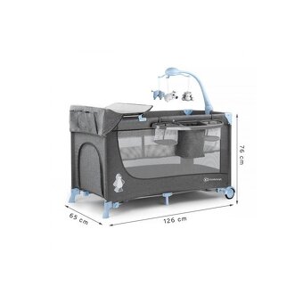 Cestovna postielka s funkciou kolisky - 2