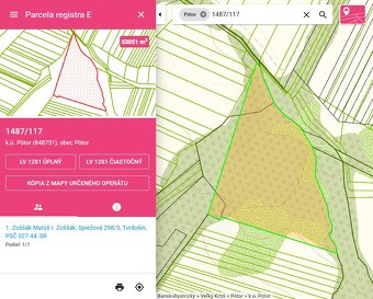 Pôtor – veľký stavebný pozemok 61 641 m² • súkromný vstup - 2