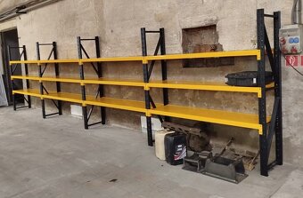 Kovový regal 2m, nosnosť 1200kg - 2