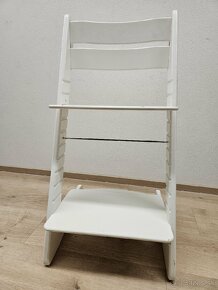 Biela detská rastúca stolička Jitro - 2