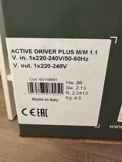 Frekvenčný menič DAB ACTIVE DRIVER PLUS 1.1 kW - 2