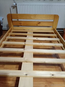 Predám postel z masívu 90 x 2000 cm - 2
