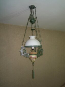 Starožitný luster/lampa - 2