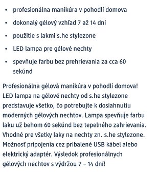 Lampa na nechty - 2