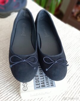 Dámske-dievčenské topánky-balerínky veľ. č. 38 - tmavomodré - 2